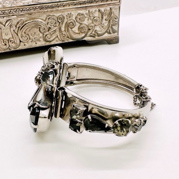 🔥 RARE VINTAGE Crystal Deco Bracelet - Picture 6 of 17